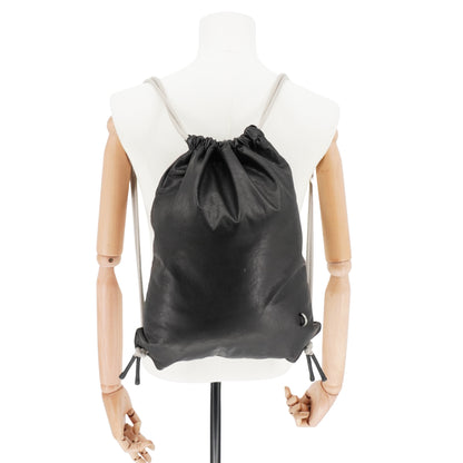 Backpack Rick Owens Leather Drawstring Lido