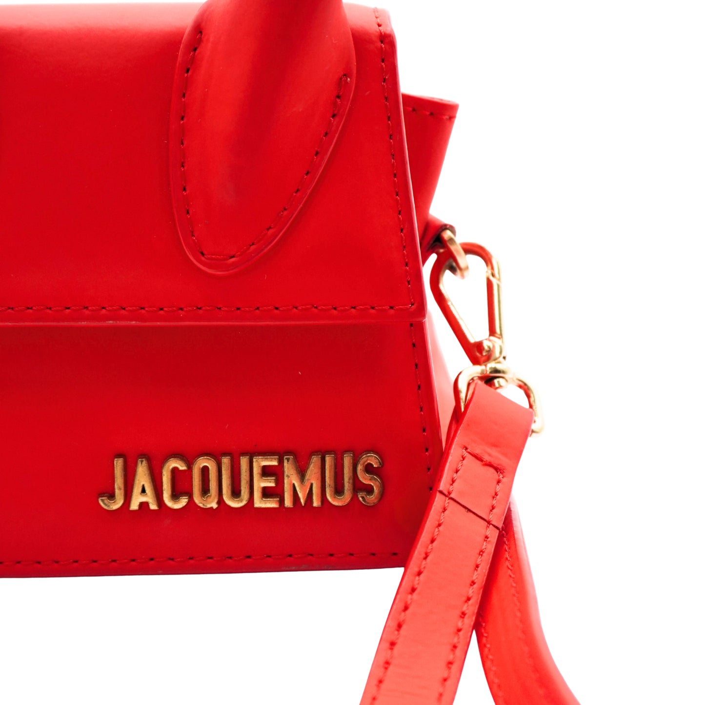 Jacquemus Bolsa Le Chiquito Rojo Mate
