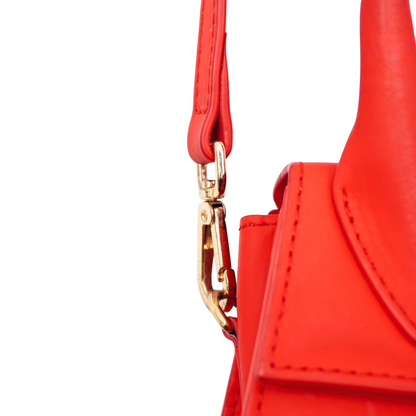 Jacquemus Bolsa Le Chiquito Rojo Mate