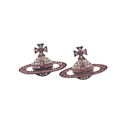 Aretes Vivienne Westwood Saturn Rose Gold