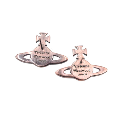 Aretes Vivienne Westwood Saturn Rose Gold