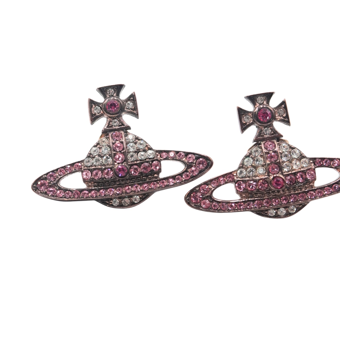 Aretes Vivienne Westwood Saturn Rose Gold