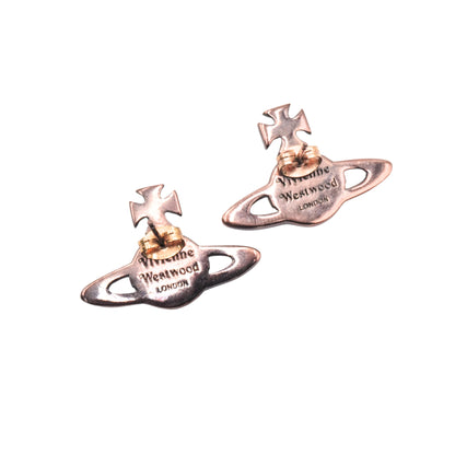Aretes Vivienne Westwood Saturn Rose Gold