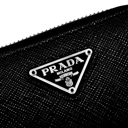 Wallets Prada Zipper Wallet Card Holder Black