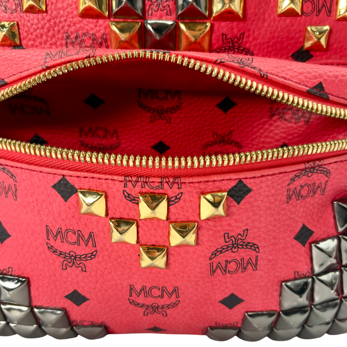 Mochila MCM Stark Rosa