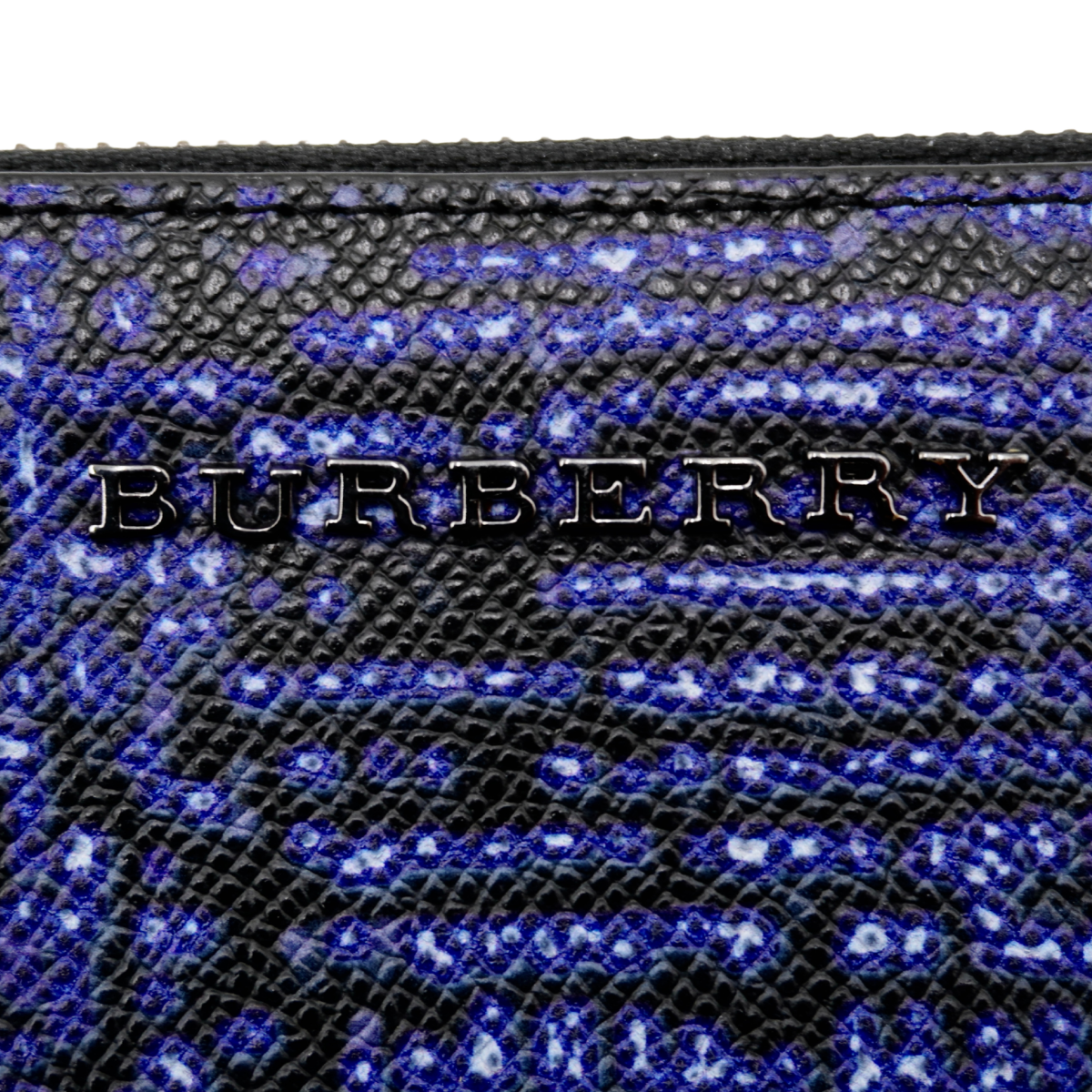 Blue Burberry Wallet