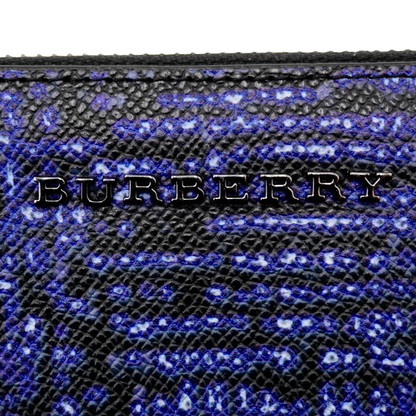 Blue Burberry Wallet