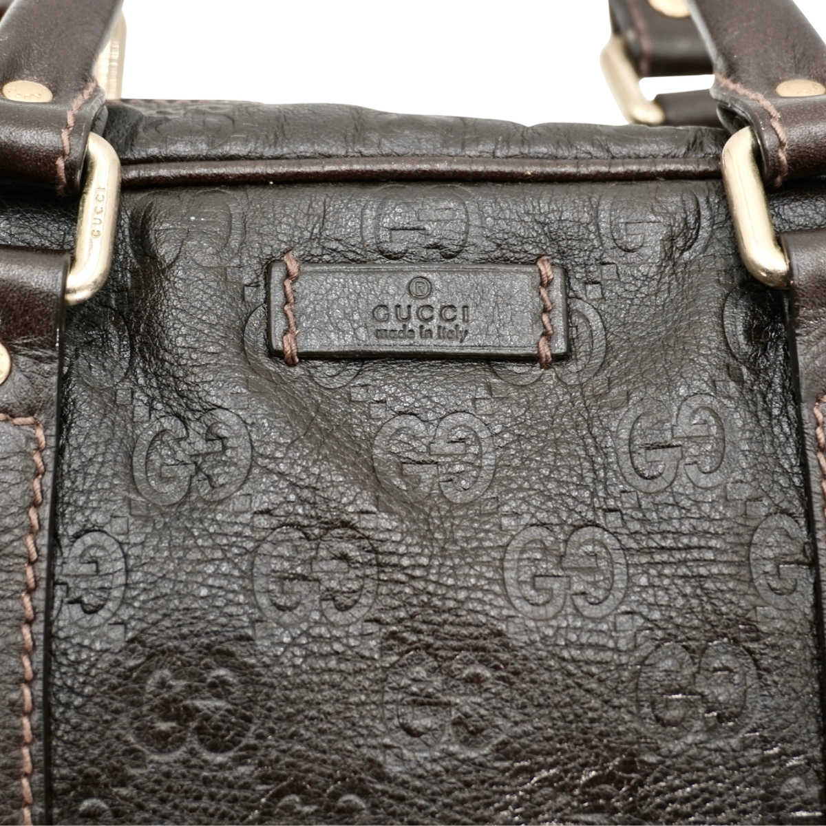 Bolsa Briefcase Gucci Leather