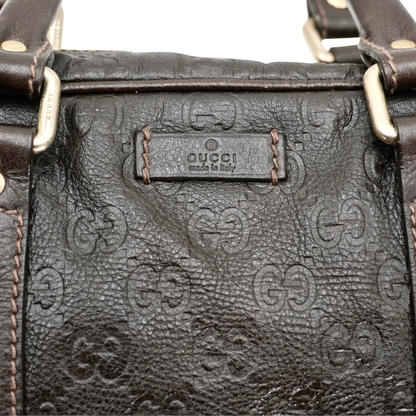 Bolsa Briefcase Gucci Leather