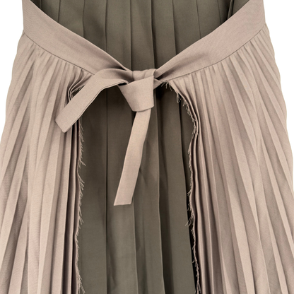 Falda Mihara Yasuhiro MMY Pleated Gris