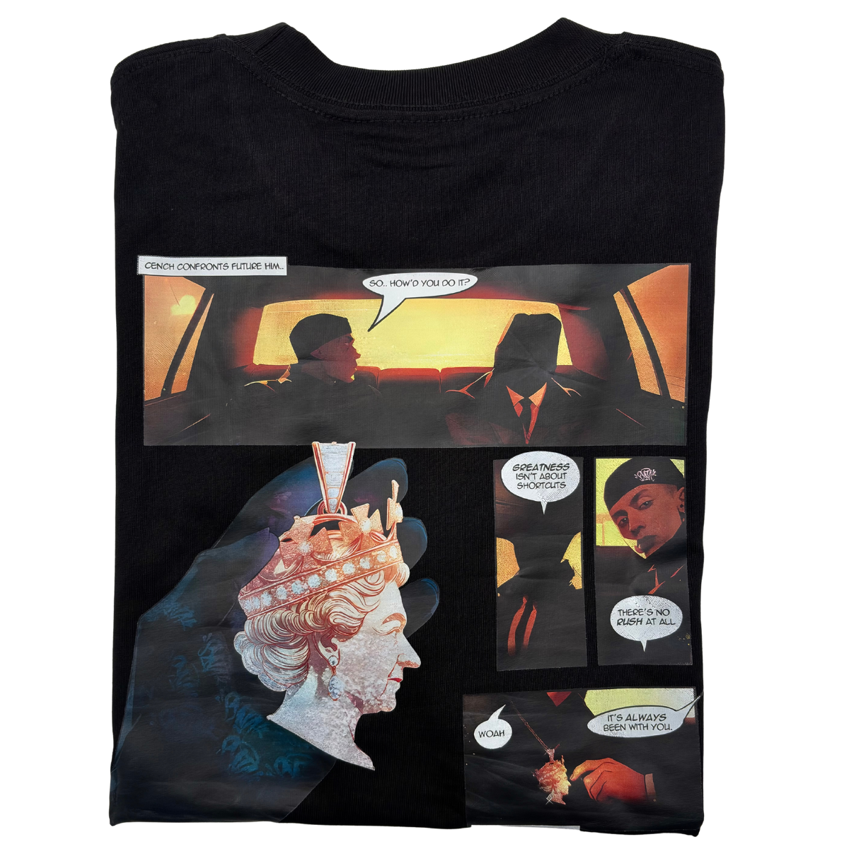 Playera SYNA WORLD Drill Negro M