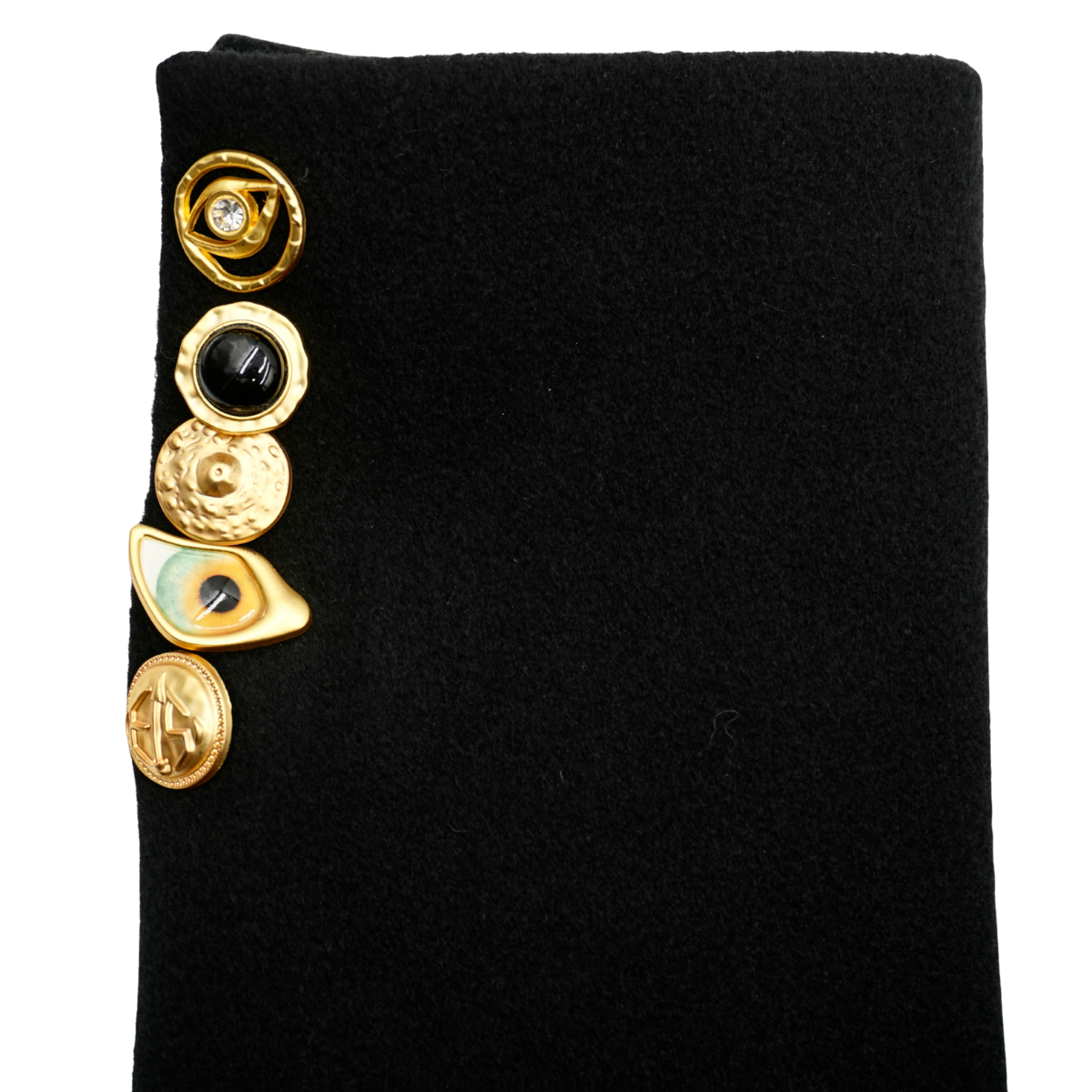 Abrigo Negro Cashmere Schiaparelli