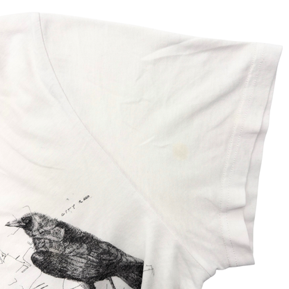Playera Alexander McQueen London Map Skull Blanco