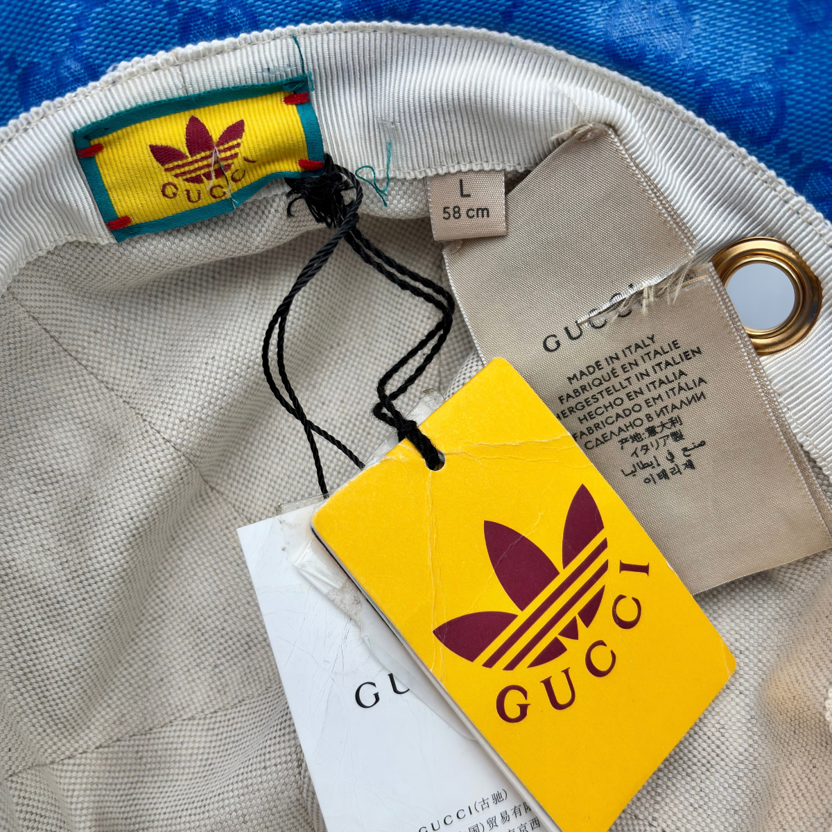 Sombrero Gucci x Adidas Bucket Hat