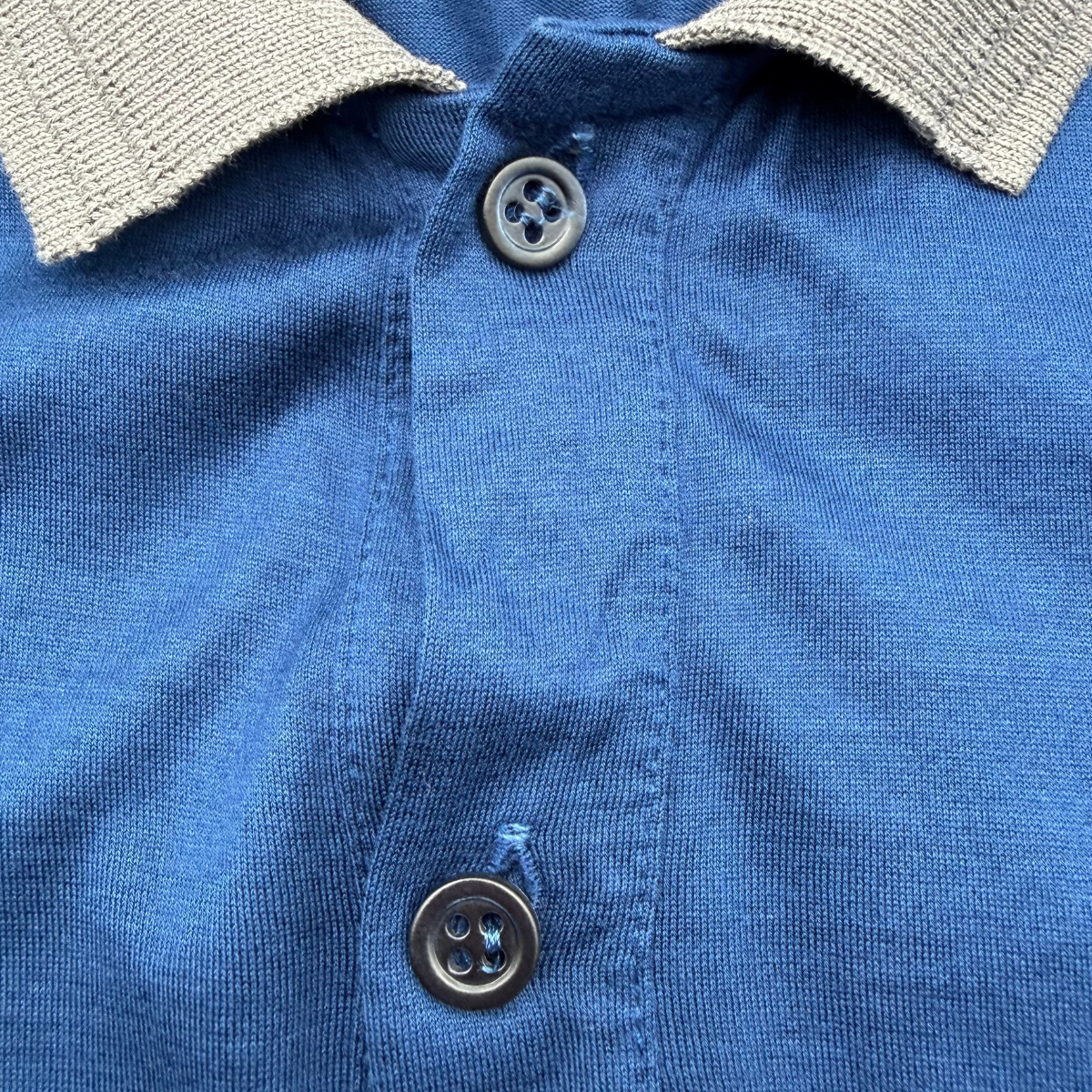 Playera Tipo Polo Alexander McQueen Polo Azul
