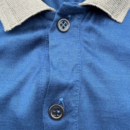 Playera Tipo Polo Alexander McQueen Polo Azul