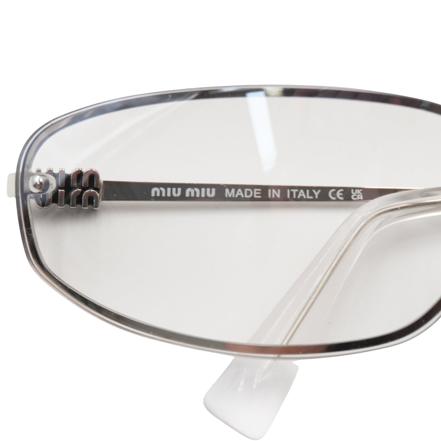 Lentes Opticos Miu Miu Nocturne Original plateado
