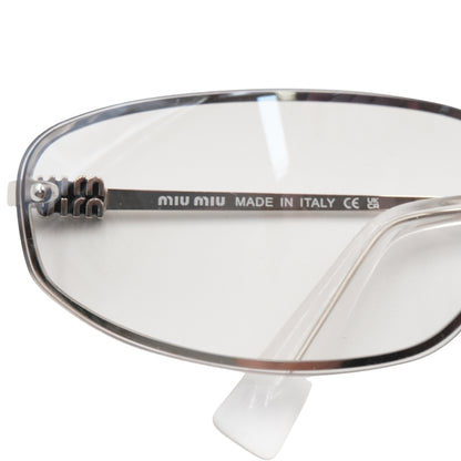 Lentes Opticos Miu Miu Nocturne Original plateado