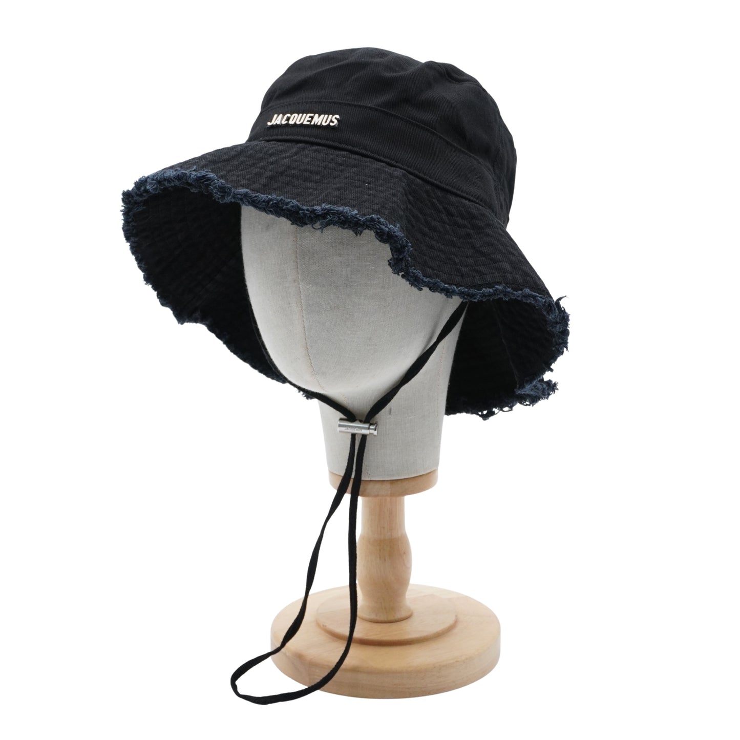 Bucket Hat Jacquemus Le bob Artichaut negro Distressed