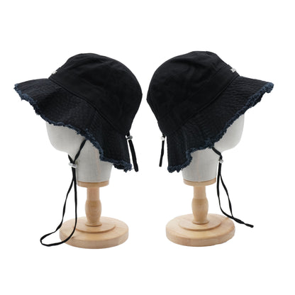 Bucket Hat Jacquemus Le bob Artichaut negro Distressed