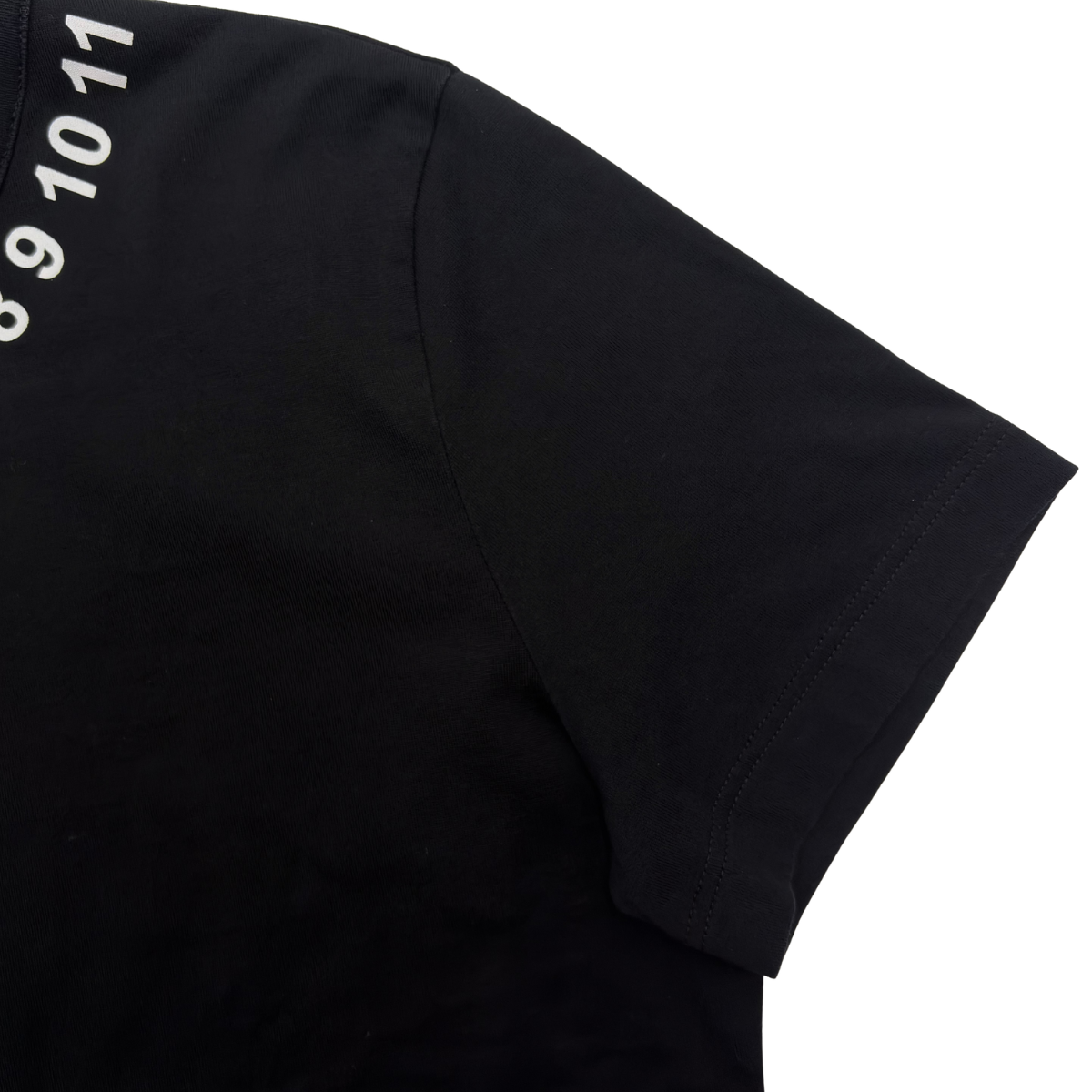 Playera MM6 Maison Margiela Numbers Negro