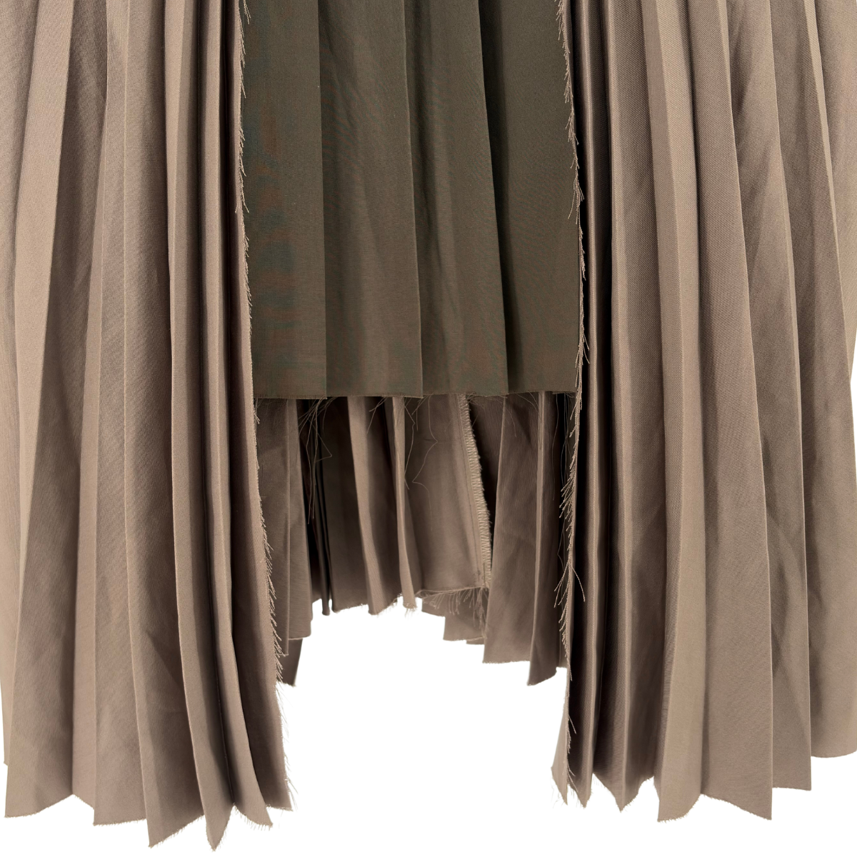 Falda Mihara Yasuhiro MMY Pleated Gris