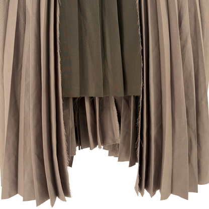 Falda Mihara Yasuhiro MMY Pleated Gris