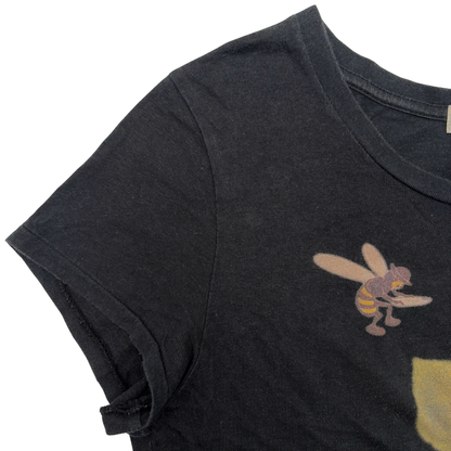 Playera Undercover Bee and Rose Negro
