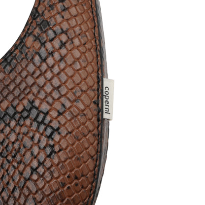 Bolsa Coperni Snakeprint Egg Bag