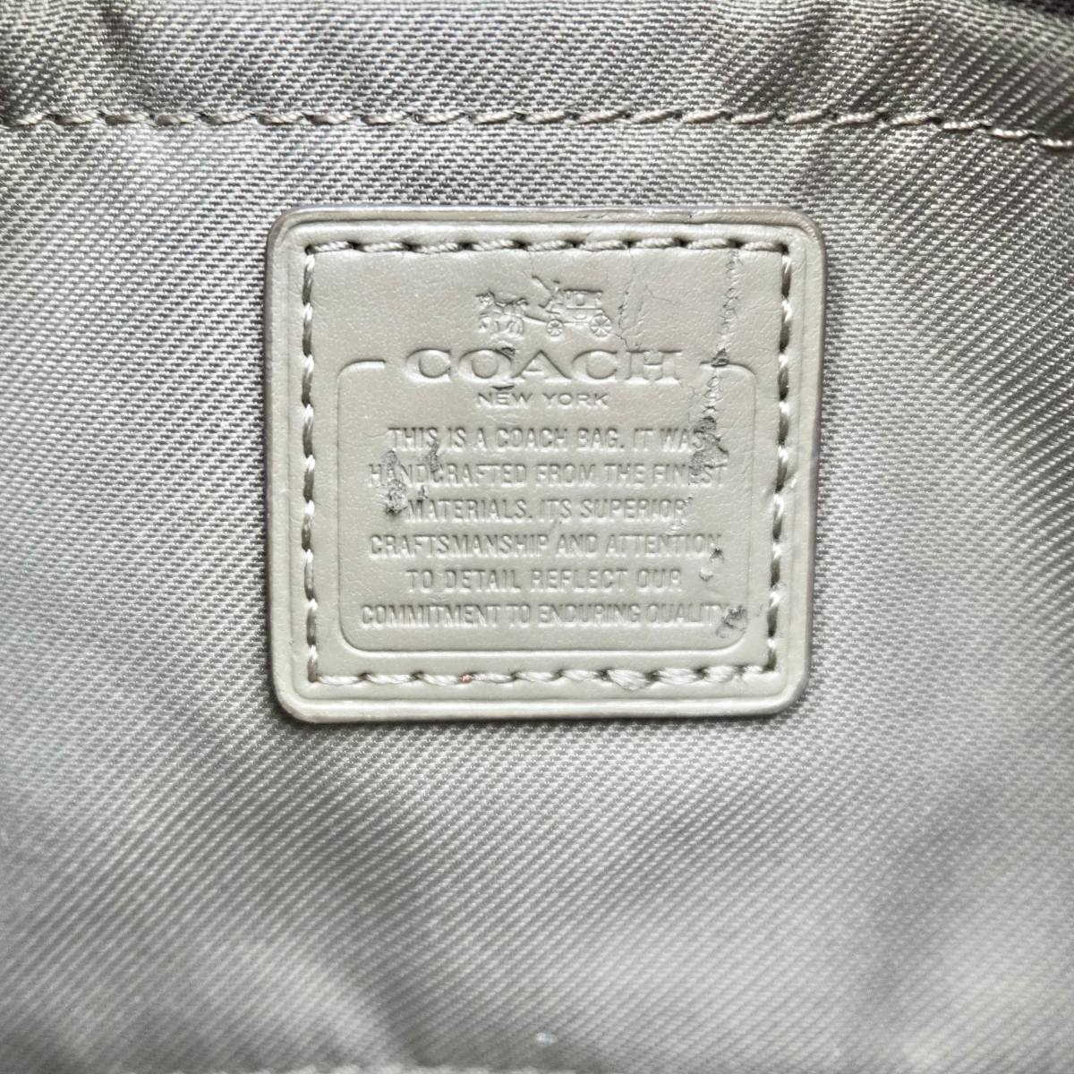 Bolsa Coach Swagger Patchwork Leather Satchel