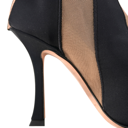 Botines Jimmy Choo x Mugler Negro