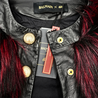 Chamarra Balmain HM Red