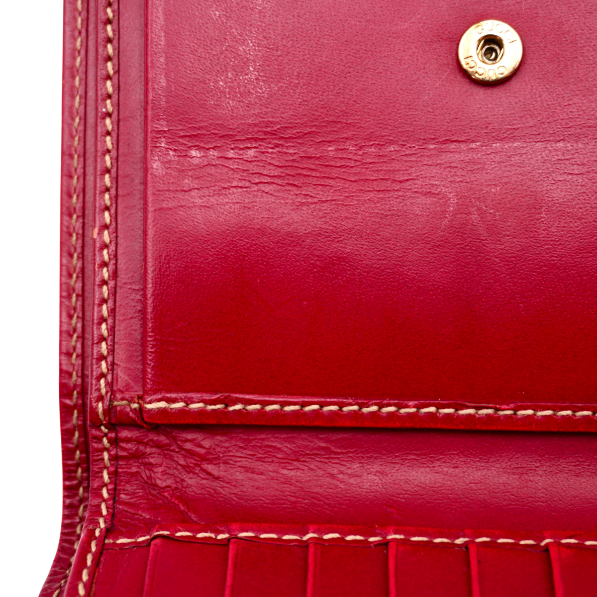 Cartera Gucci GG Supreme Web Roja