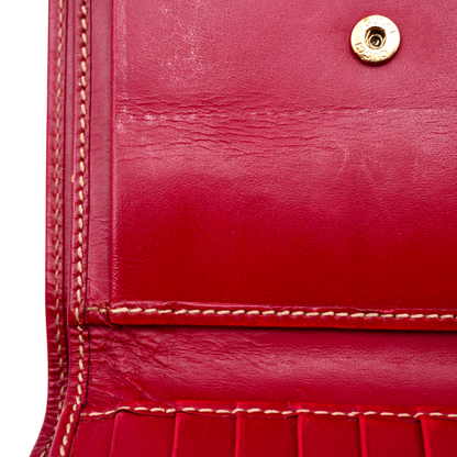 Cartera Gucci GG Supreme Web Roja