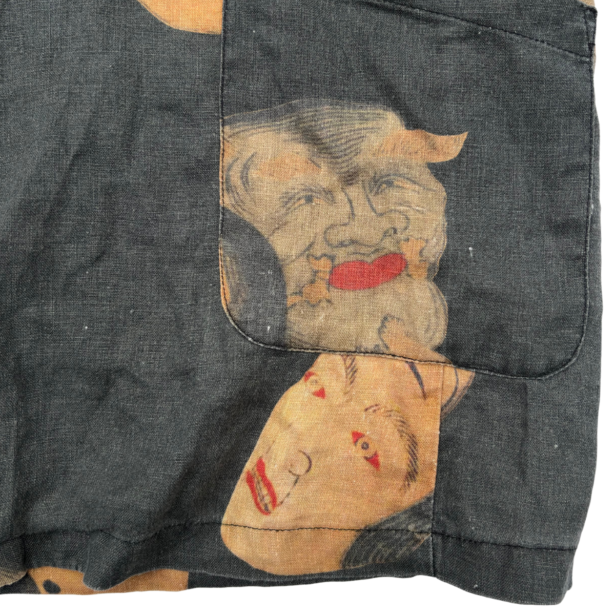 Camisa Uma Wang Noh Mask
