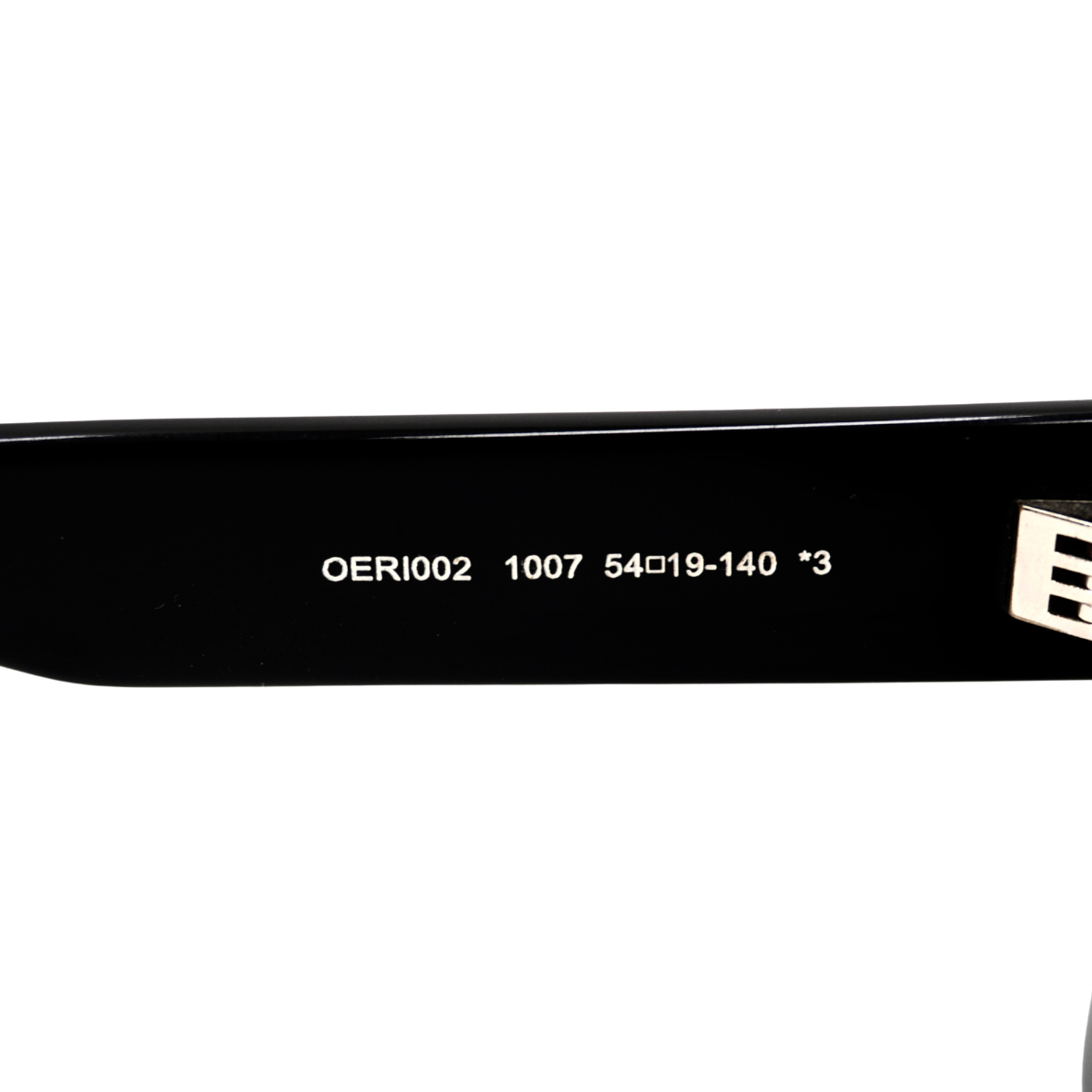 Off White Rectangular Black Glasses