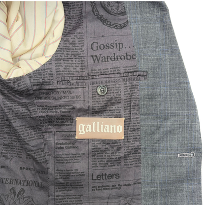 Blazer John Galliano Gris