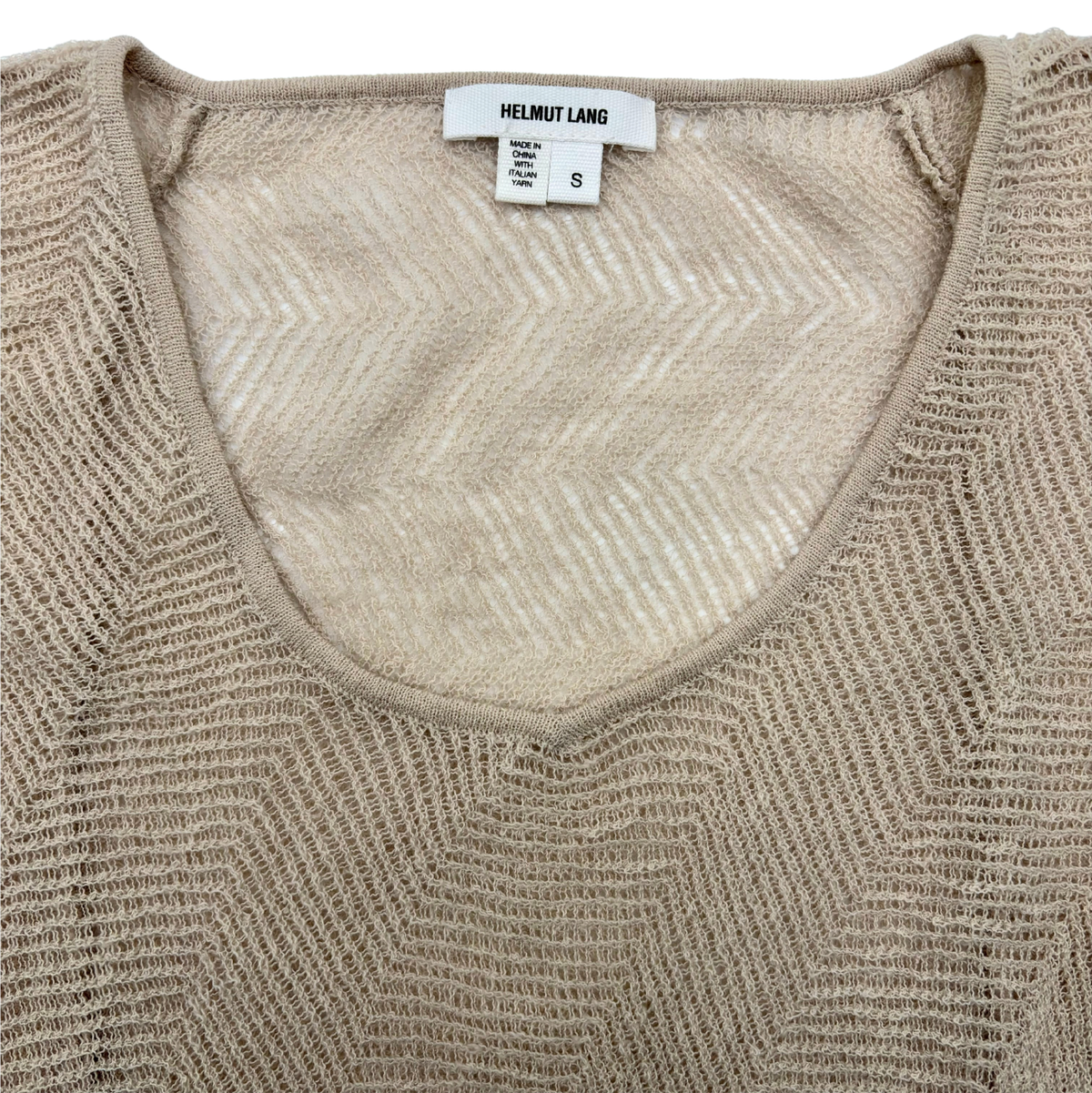 Suéter Helmut Lang Beige