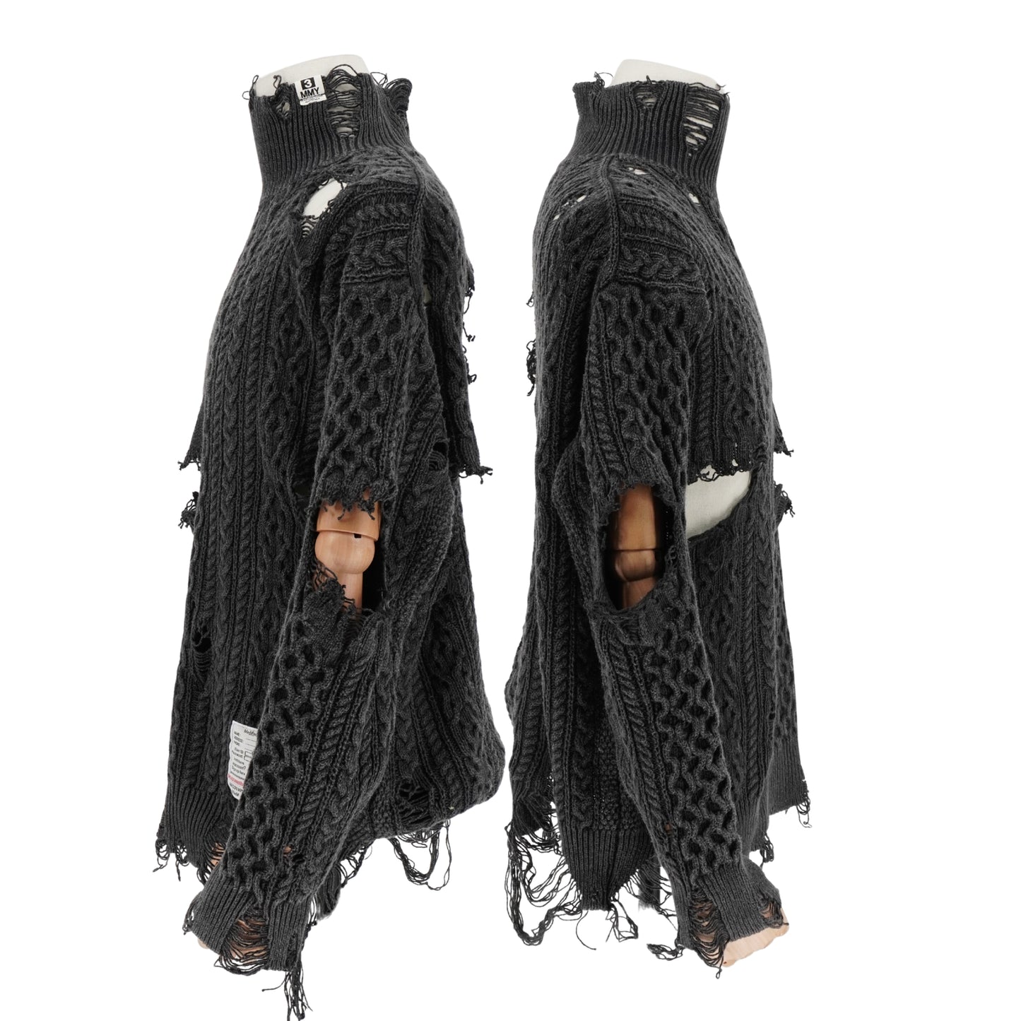 Suéter Maison Mihara Yasuhiro Distressed Knit