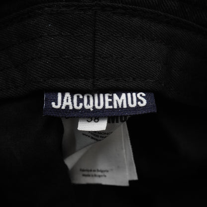 Bucket Hat Jacquemus Le bob Artichaut negro Distressed