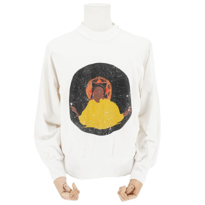 Sudadera Cpfm Jesus Is King Blanco
