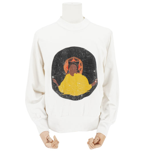 Sudadera Cpfm Jesus Is King Blanco