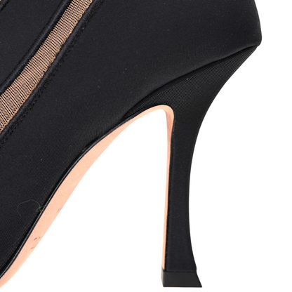Botines Jimmy Choo x Mugler Negro