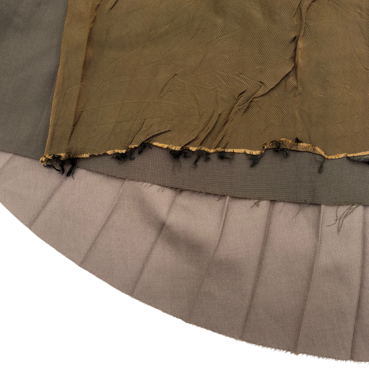 Falda Mihara Yasuhiro MMY Pleated Gris