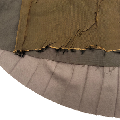 Falda Mihara Yasuhiro MMY Pleated Gris