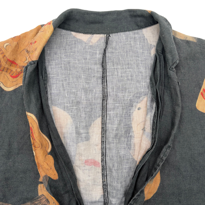 Camisa Uma Wang Noh Mask