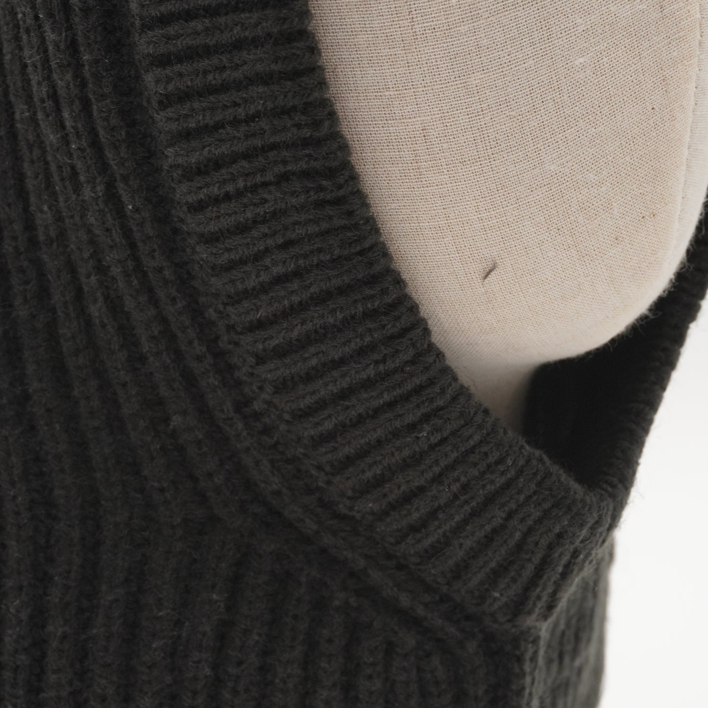 Gorro Rick Owens Balaclava Black Knit