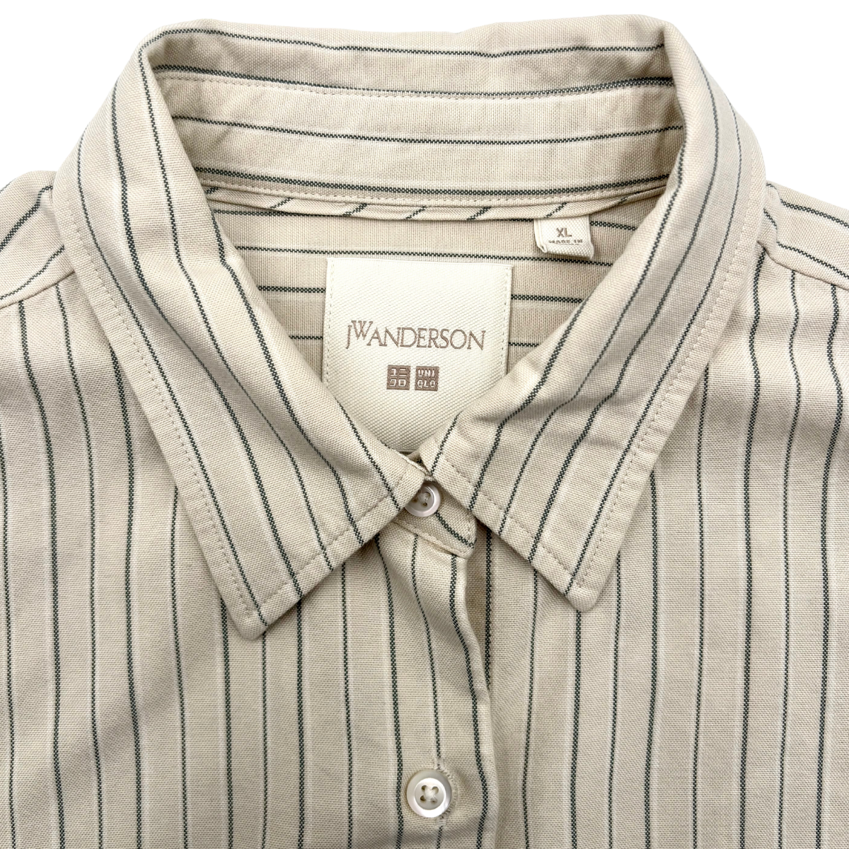 Camisa JW Anderson Uniqlo Rayas
