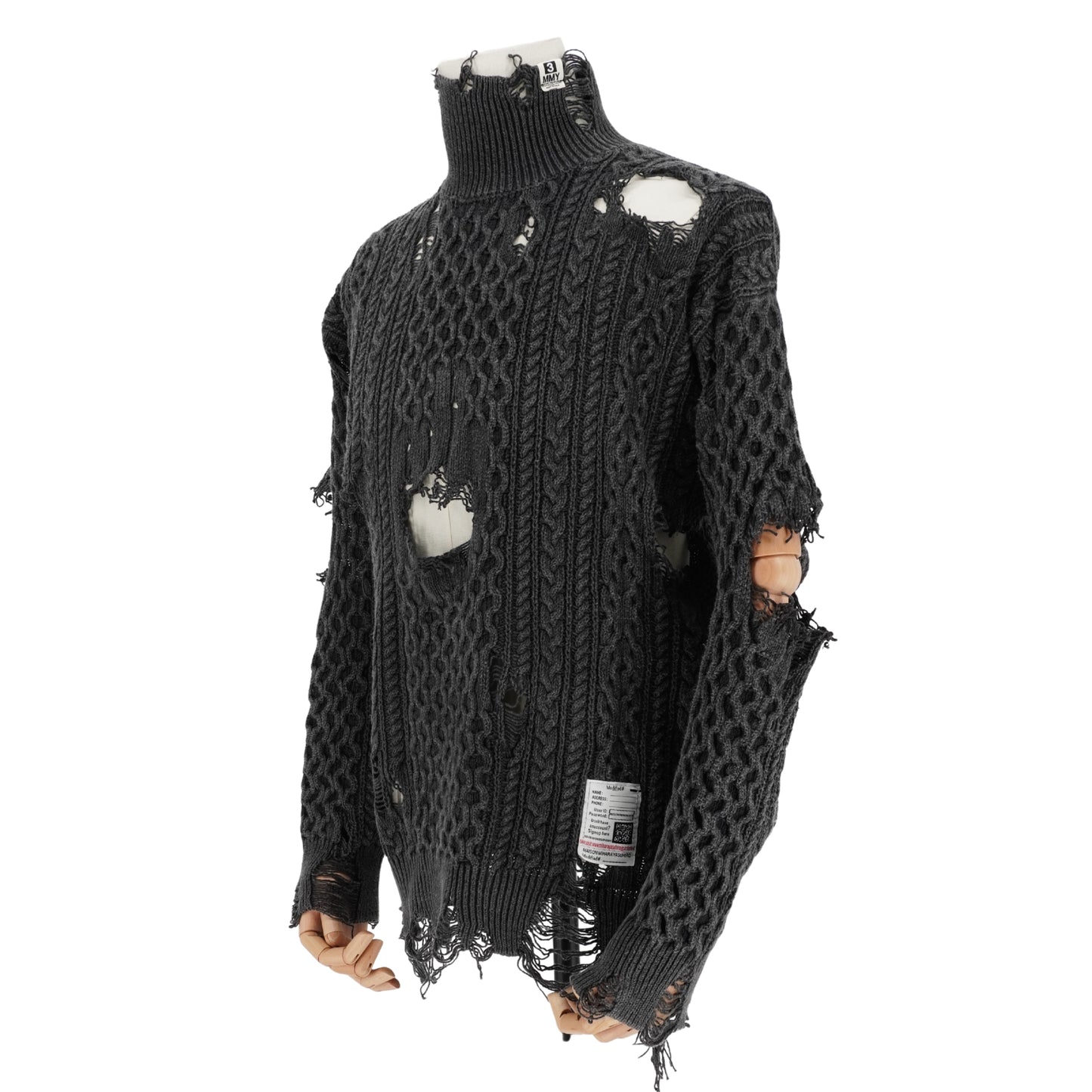 Suéter Maison Mihara Yasuhiro Distressed Knit