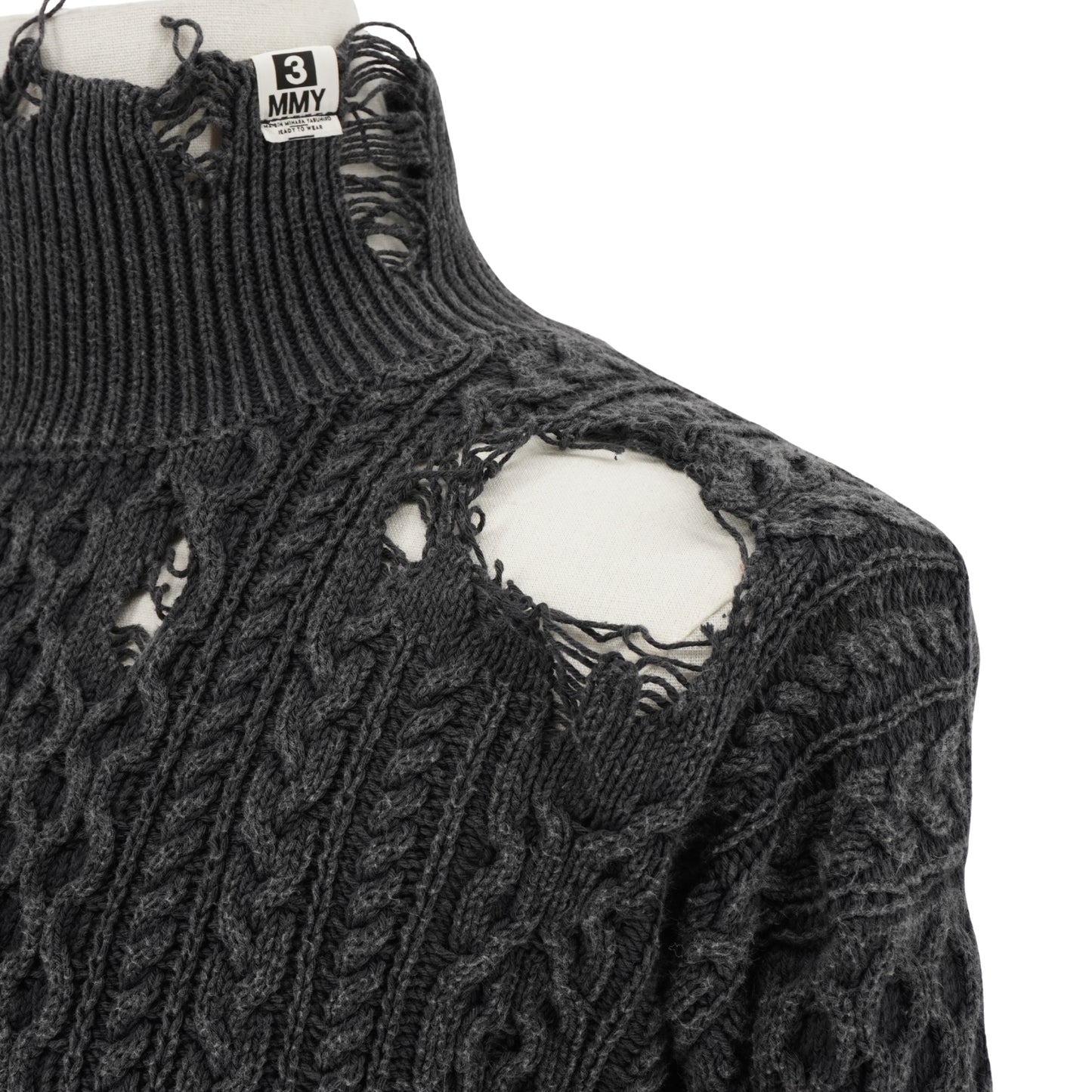 Suéter Maison Mihara Yasuhiro Distressed Knit